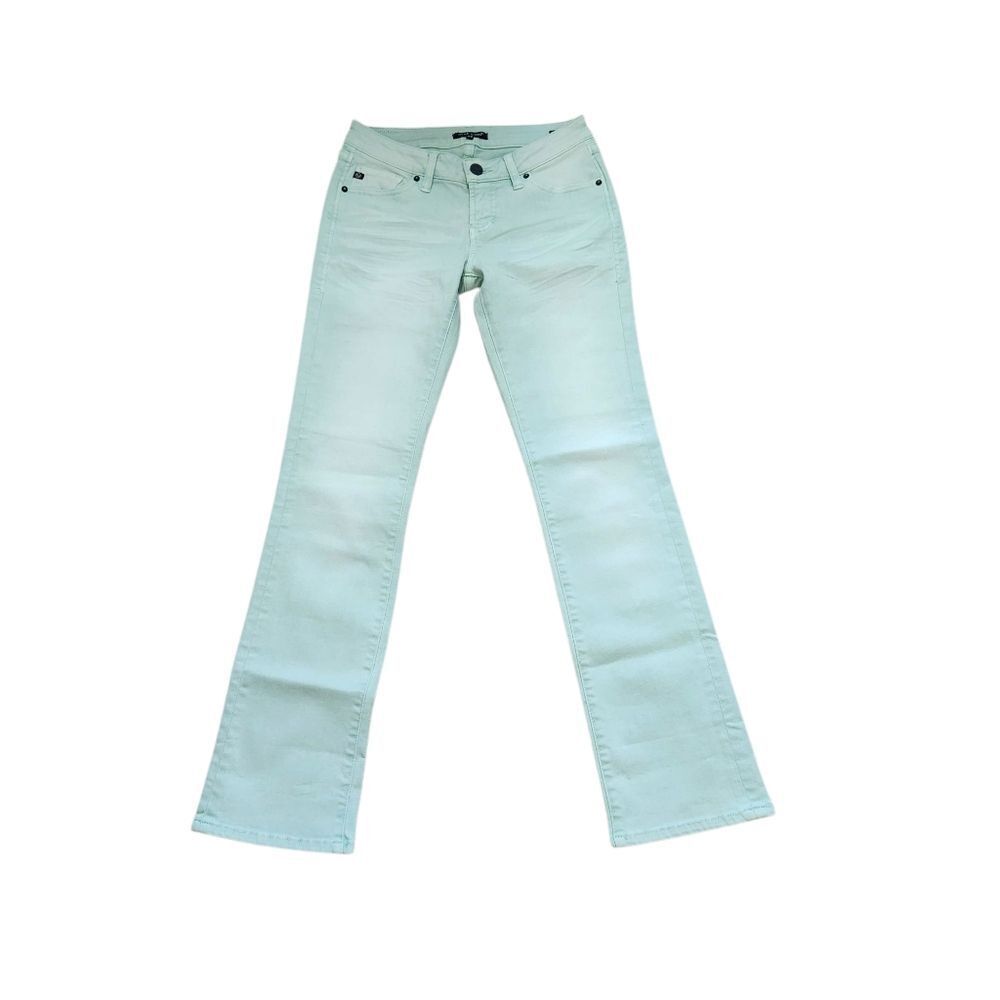 Dear John Women's Straight Leg Jeans - Light Mint Green